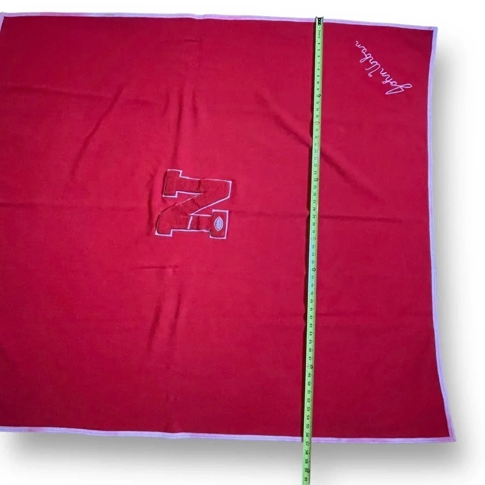 VTG U of Nebraska Letterman Football Blanket Stitched John Urban Circa 50s-60s